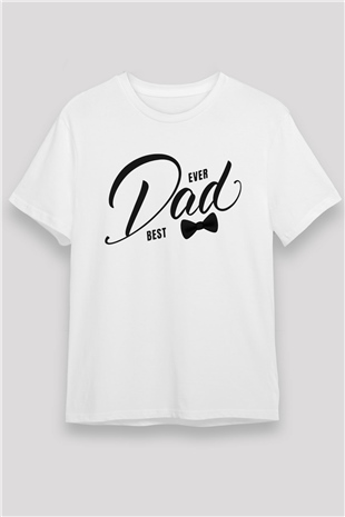Babalar Günü Beyaz Unisex Tişört T-Shirt - TişörtFabrikası