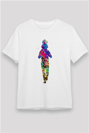 Babalar Günü Unisex Baskılı Beyaz Tişört - Tshirt