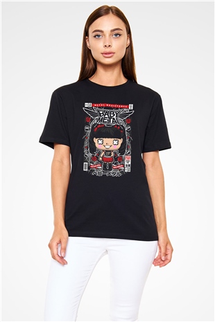 Baby Metal Baskılı Unisex Siyah Tişört