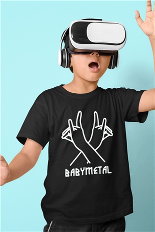 Babymetal Siyah Unisex Çocuk Tişört