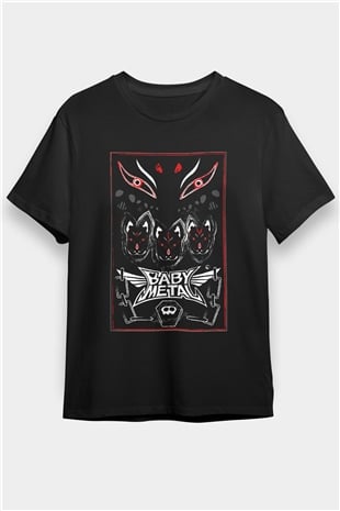Babymetal Siyah Unisex Tişört T-Shirt - TişörtFabrikası