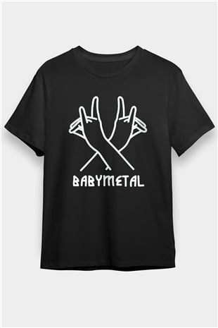 Babymetal Siyah Unisex Tişört T-Shirt - TişörtFabrikası