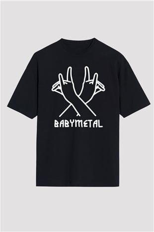 Babymetal Siyah Oversize Tişört Oversize T-shirt - TişörtFabrikası