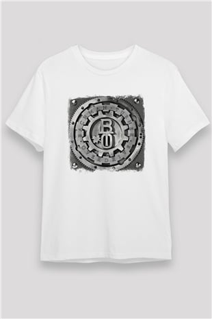 Bachman–Turner Overdrive Baskılı Unisex Beyaz Tişört