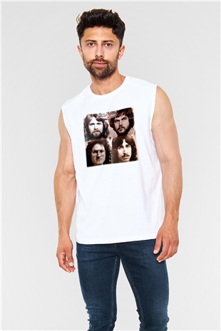 Bachman-Turner Overdrive Beyaz Unisex Kolsuz Tişört