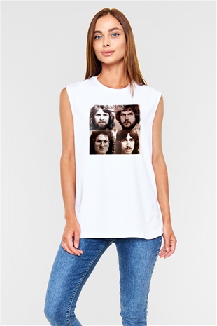 Bachman-Turner Overdrive Beyaz Unisex Kolsuz Tişört