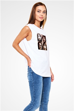 Bachman-Turner Overdrive Beyaz Unisex Kolsuz Tişört