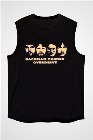 Bachman-Turner Overdrive Siyah Unisex Kolsuz Tişört