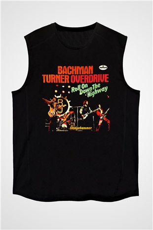 Bachman-Turner Overdrive Siyah Unisex Kolsuz Tişört