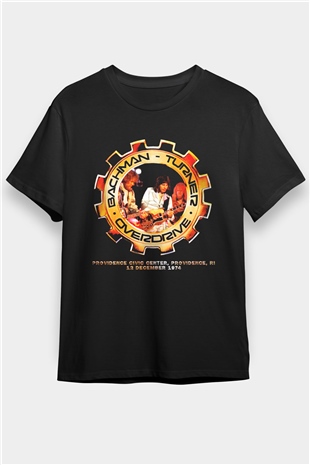 Bachman-Turner Overdrive Siyah Unisex Tişört T-Shirt - TişörtFabrikası