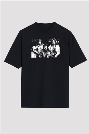 Bachman-Turner Overdrive Siyah Unisex Oversize Tişört T-Shirt
