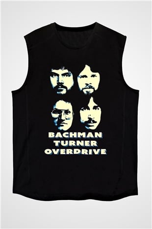 Bachman-Turner Overdrive Siyah Unisex Kolsuz Tişört