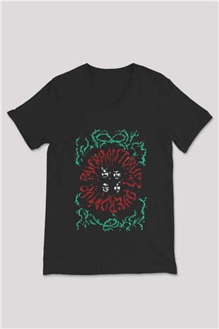 Bachman-Turner Overdrive Siyah Unisex V Yaka Tişört