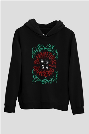 Bachman-Turner Overdrive Siyah Unisex Kapüşonlu Sweatshirt