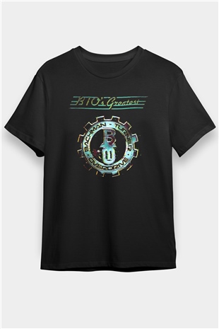 Bachman-Turner Overdrive Siyah Unisex Tişört T-Shirt - TişörtFabrikası