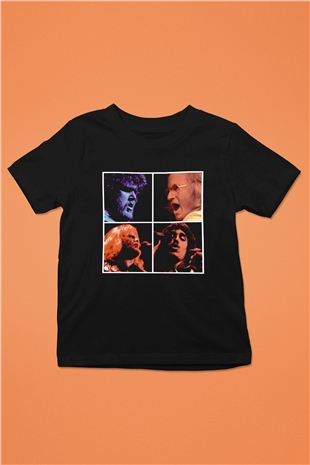 Bachman-Turner Overdrive Siyah Unisex Çocuk Tişört