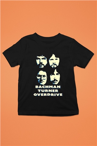 Bachman-Turner Overdrive Siyah Unisex Çocuk Tişört