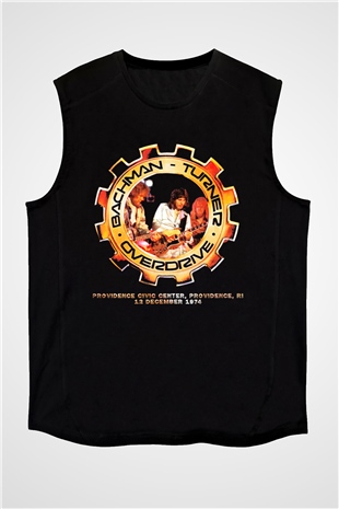 Bachman-Turner Overdrive Siyah Unisex Kolsuz Tişört