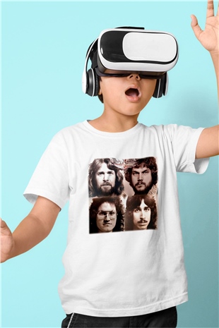 BachmanTurner Overdrive Baskılı Beyaz Unisex Çocuk Tişört