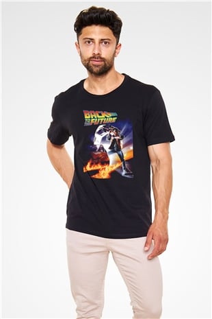 Back to the Future Geleceğe Dönüş Beyaz Unisex Tişört T-Shirt
