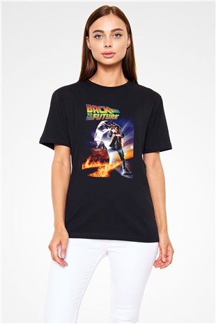 Back to the Future Geleceğe Dönüş Beyaz Unisex Tişört T-Shirt