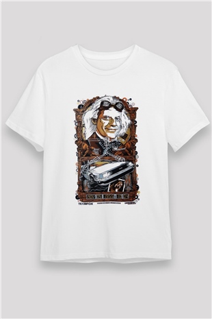Back to the future Geleceğe Dönüş Beyaz Unisex Tişört