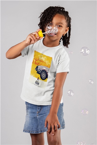 Back to the Future Geleceğe Dönüş Beyaz Unisex Çocuk Tişört