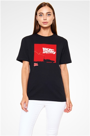 Back to the future Geleceğe Dönüş Siyah Unisex Tişört