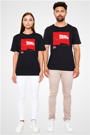 Back to the future Geleceğe Dönüş Siyah Unisex Tişört