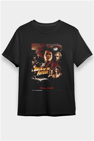 Back to the future Geleceğe Dönüş Siyah Unisex Tişört