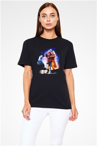 Back to the future Geleceğe Dönüş Siyah Unisex Tişört
