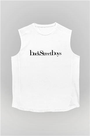 Backstreet Boys Beyaz Unisex Kolsuz Tişört
