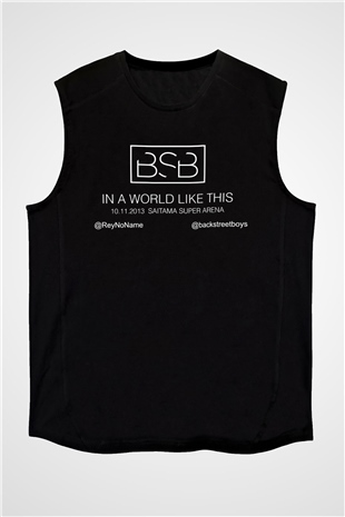 Backstreet Boys Siyah Unisex Kolsuz Tişört