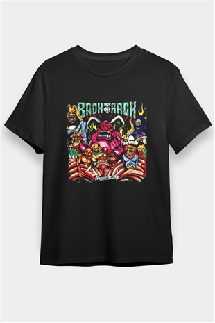 Backtrack Baskılı Unisex Siyah Tişört