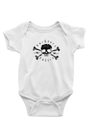 Backyard Babies Beyaz Bebek Body - Zıbın
