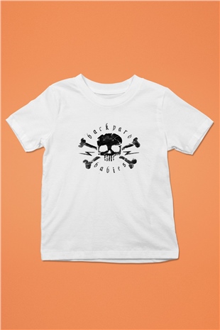 Backyard Babies Beyaz Unisex Çocuk Tişört