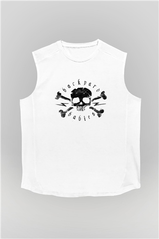Backyard Babies Beyaz Unisex Kolsuz Tişört