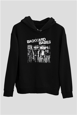 Backyard Babies Siyah Unisex Hoodie