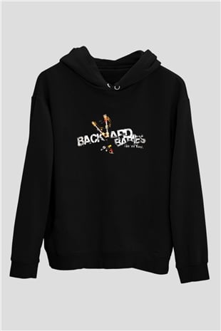 Backyard Babies Siyah Unisex Kapüşonlu Sweatshirt