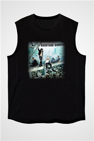 Backyard Babies Siyah Unisex Kolsuz Tişört