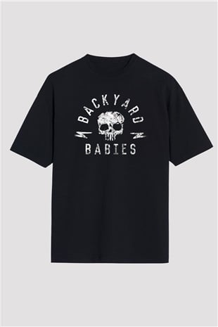 Backyard Babies Siyah Oversize Tişört Oversize T-shirt - TişörtFabrikası