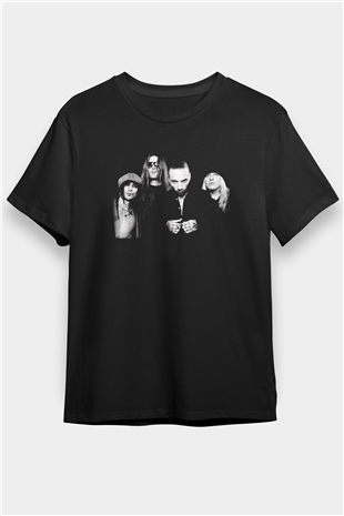 Backyard Babies Siyah Unisex Tişört T-Shirt - TişörtFabrikası