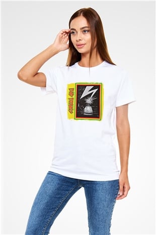 Bad Brains Baskılı Unisex Beyaz Tişört