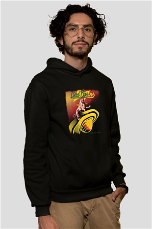Bad Brains Baskılı Unisex Siyah Hoodie