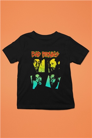 Bad Brains Siyah Unisex Çocuk Tişört