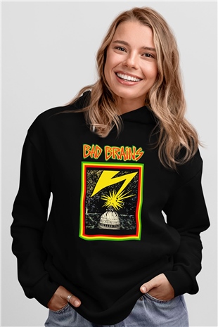 Bad Brains Siyah Unisex Hoodie