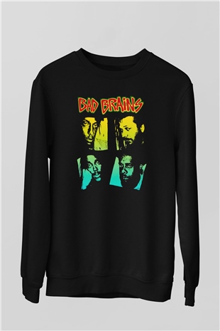 Bad Brains Siyah Unisex Sweatshirt