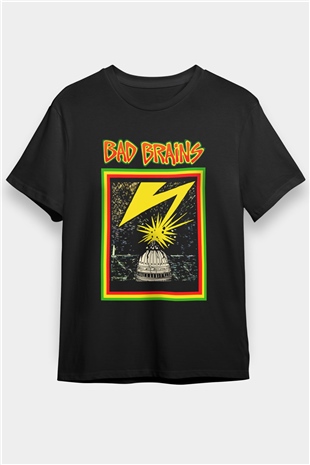 Bad Brains Siyah Unisex Tişört T-Shirt - TişörtFabrikası
