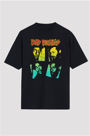 Bad Brains Siyah Oversize Tişört Oversize T-shirt - TişörtFabrikası