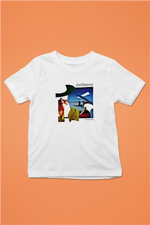 Bad Company Baskılı Unisex Beyaz Çocuk Tişört